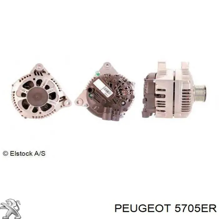 Alternador del motor Peugeot/Citroen 5705ER precio, desde 142,00 EUR