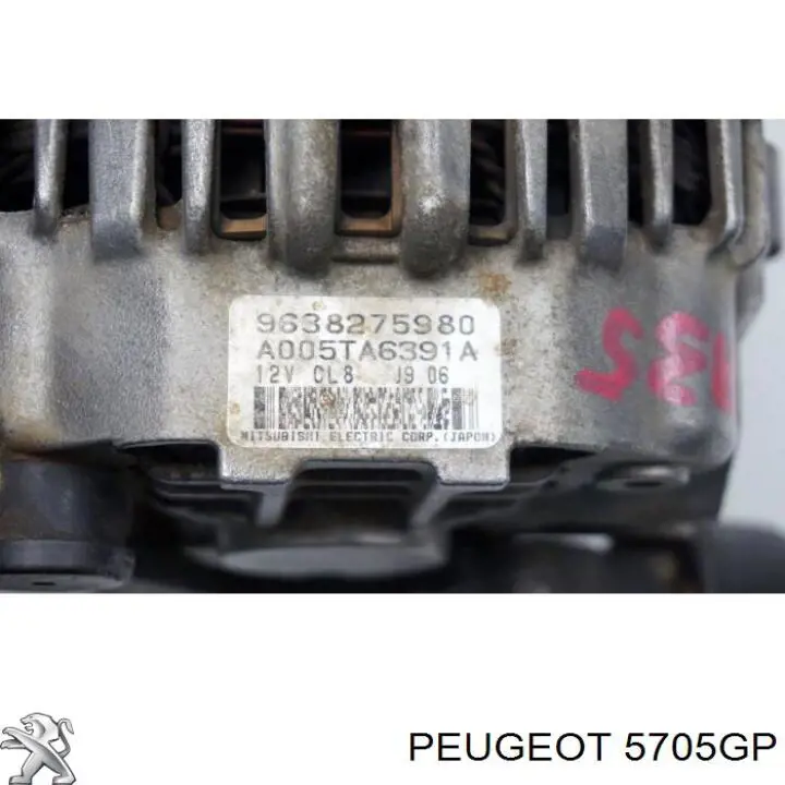 Alternador 5705GP Peugeot/Citroen