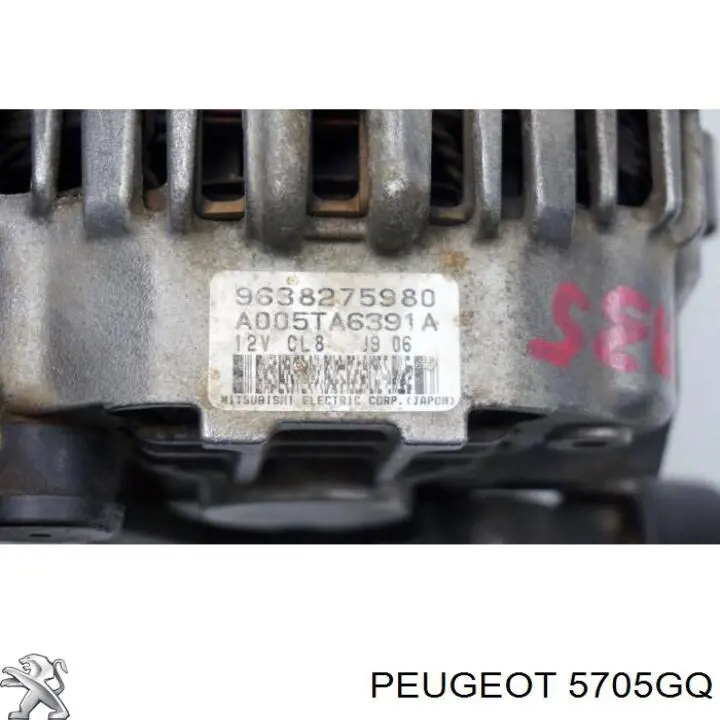 Alternador del motor Peugeot/Citroen 5705GQ precio, desde 147,03 EUR