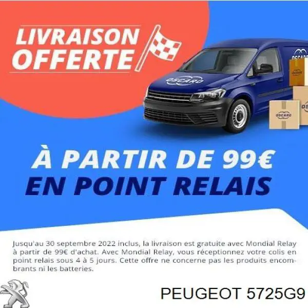 5725G9 Peugeot/Citroen cojinete, alternador