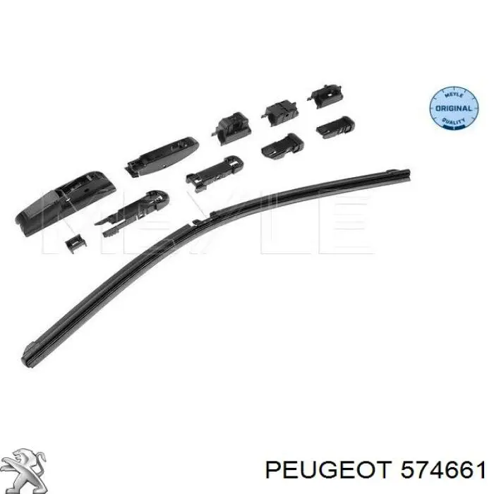 574661 Peugeot/Citroen Escobillas de limpiaparabrisas delanteras