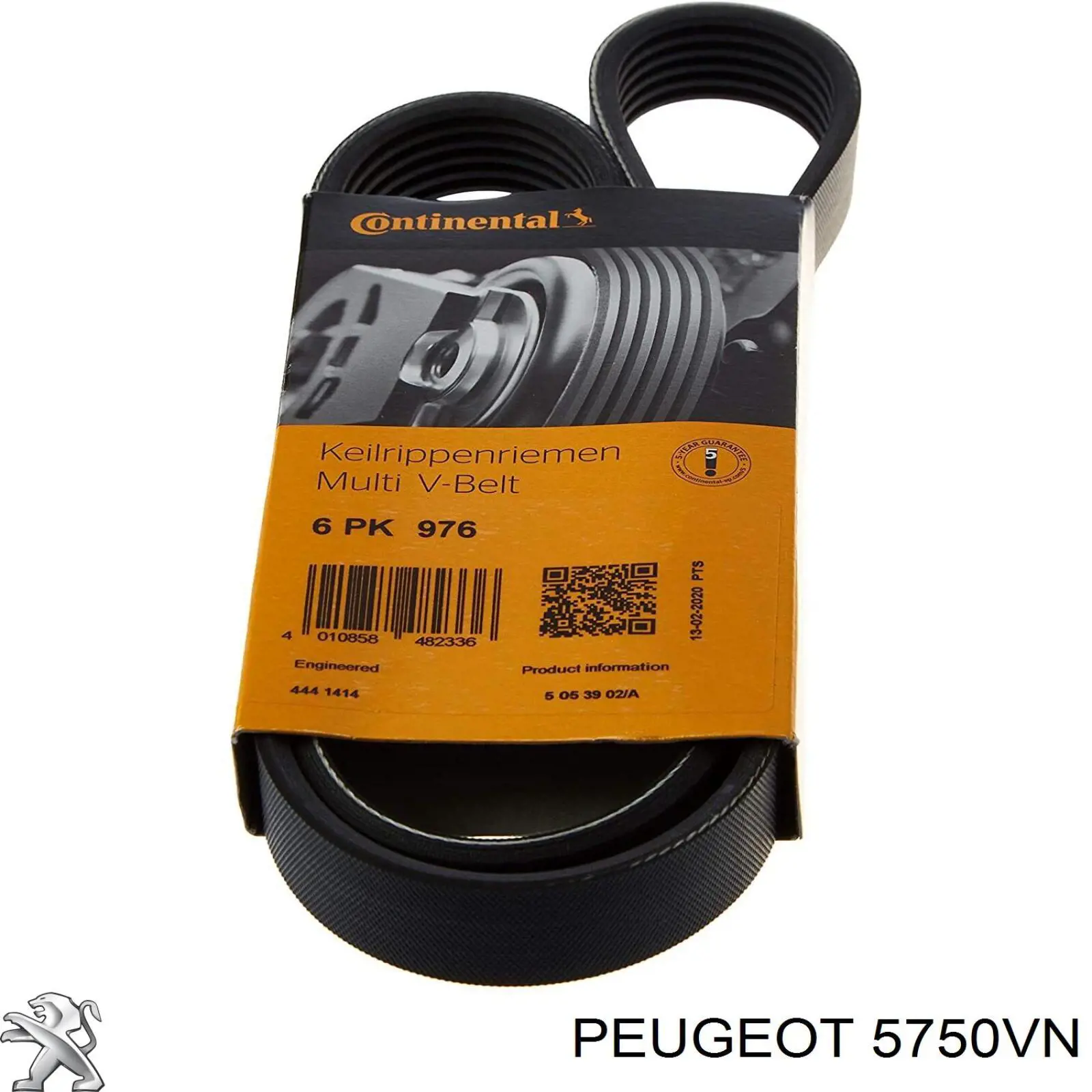 Comprar 5750VN Peugeot/Citroen Correa trapezoidal