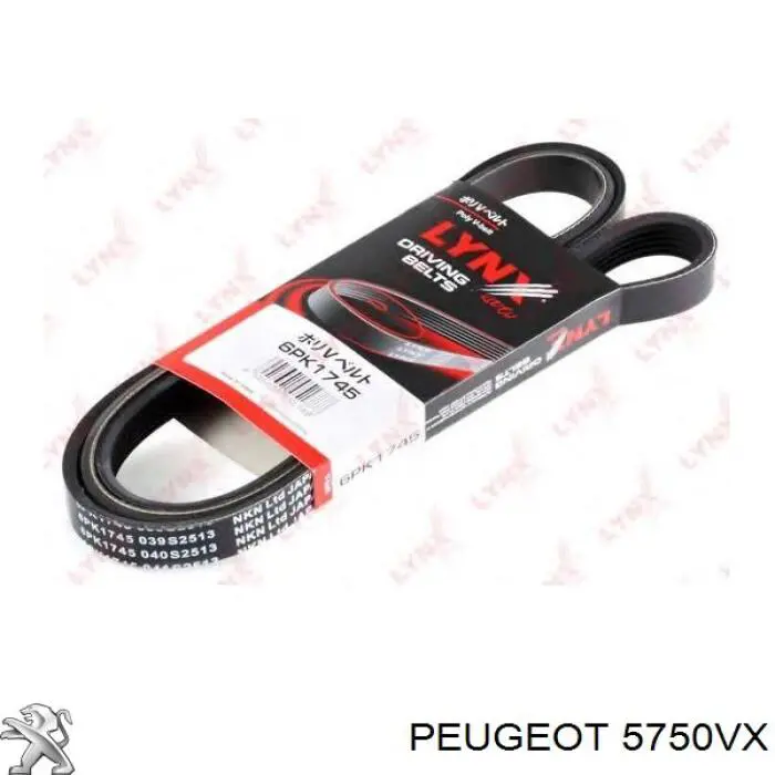 Comprar 5750VX Peugeot/Citroen Correa trapezoidal