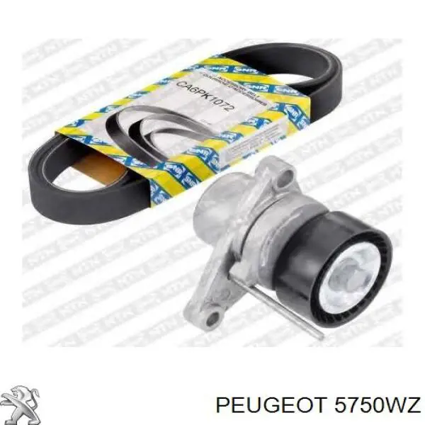 Correa de transmisión trapezoidal Peugeot/Citroen 5750WZ precio, desde 11,54 EUR