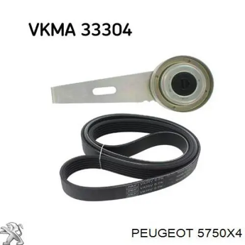 Comprar 5750X4 Peugeot/Citroen Correa trapezoidal
