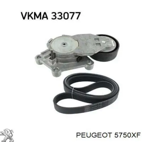 Correa accesorios Peugeot/Citroen 5750XF