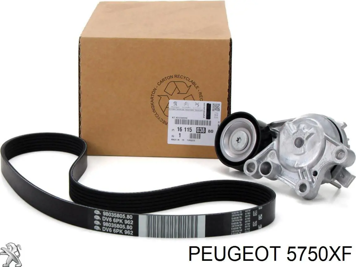 Correa de transmisión trapezoidal Peugeot/Citroen 5750XF precio, desde 6,02 EUR