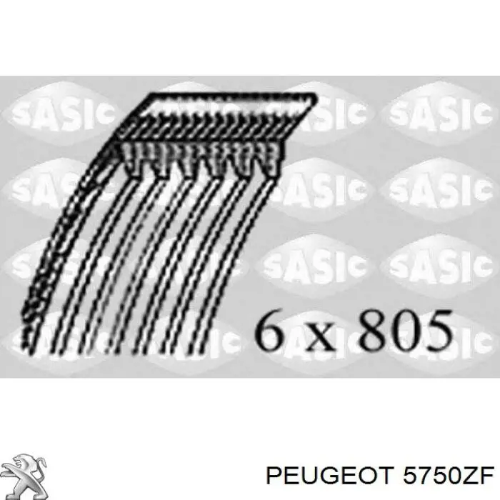Comprar 5750ZF Peugeot/Citroen Correa trapezoidal