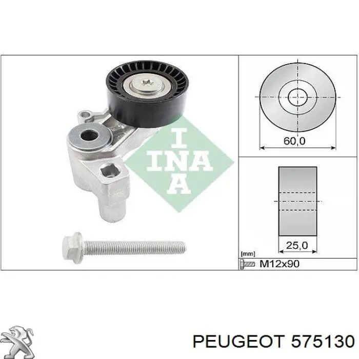 Tensor de la correa trapecial Peugeot/Citroen 575130 precio, desde 30,45 EUR