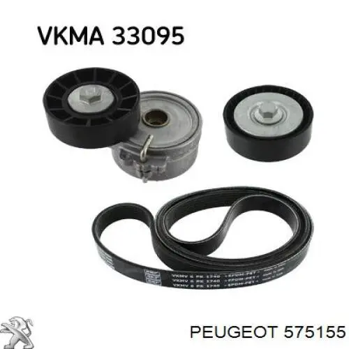 575155 Peugeot/Citroen Tensor de correa de alternador