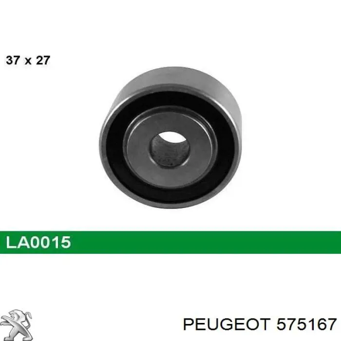 575167 Peugeot/Citroen polea inversión / guía, correa poli v