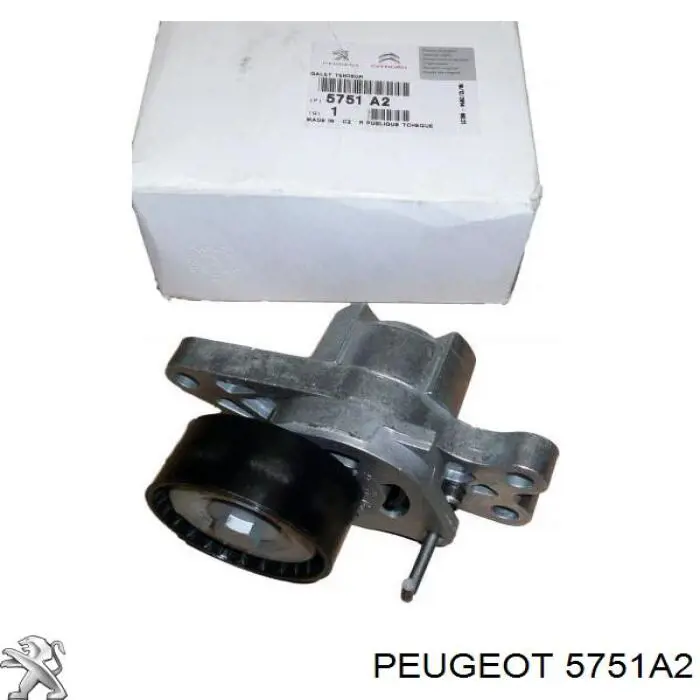 Tensor de la correa trapecial poli v Peugeot/Citroen 5751A2