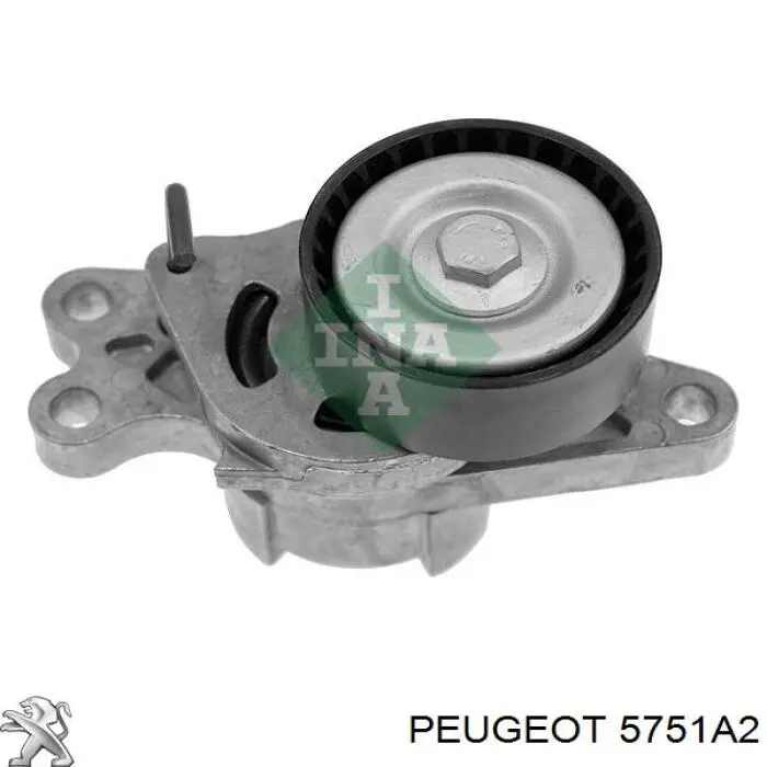 5751A2 Peugeot/Citroen tensor de correa, correa poli v