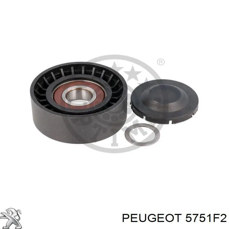 5751F2 Peugeot/Citroen tensor de correa, correa poli v