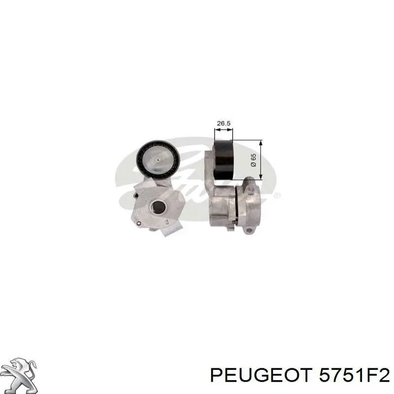 Comprar 5751F2 Peugeot/Citroen Tensor de correa poli V 