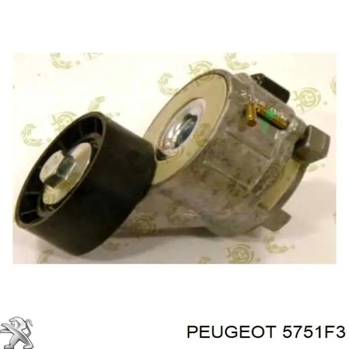 Tensor de la correa trapecial poli v Peugeot/Citroen 5751F3