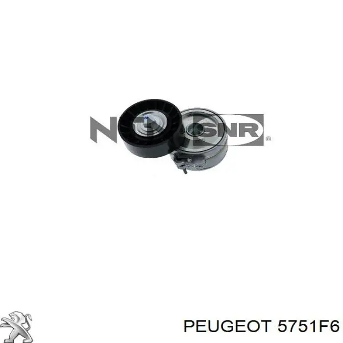 5751F6 Peugeot/Citroen tensor de correa, correa poli v