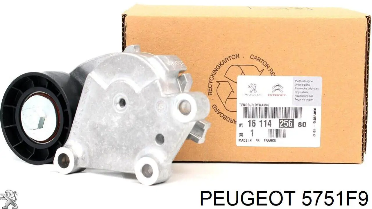 Tensor de correa, correa poli V Peugeot 208 CA, CC