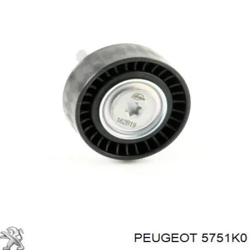 5751K0 Peugeot/Citroen polea inversión / guía, correa poli v