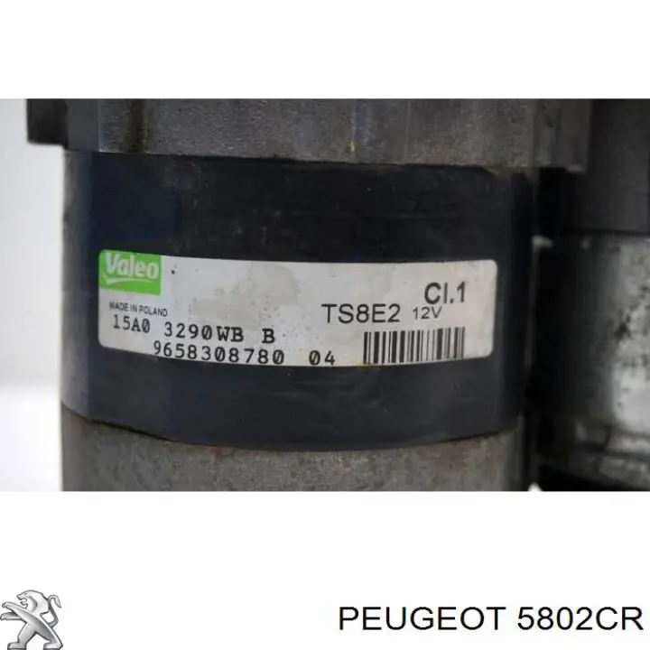 5802CR Peugeot/Citroen motor de arranque