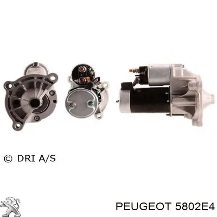 5802E4 Peugeot/Citroen motor de arranque