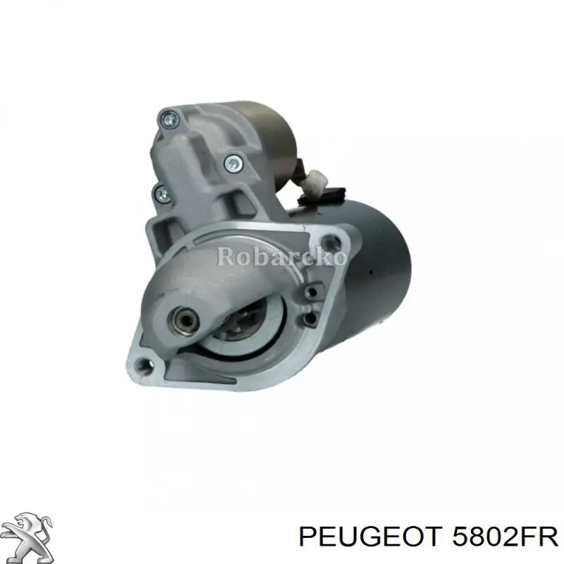 Motor de arranque 5802FR Peugeot/Citroen