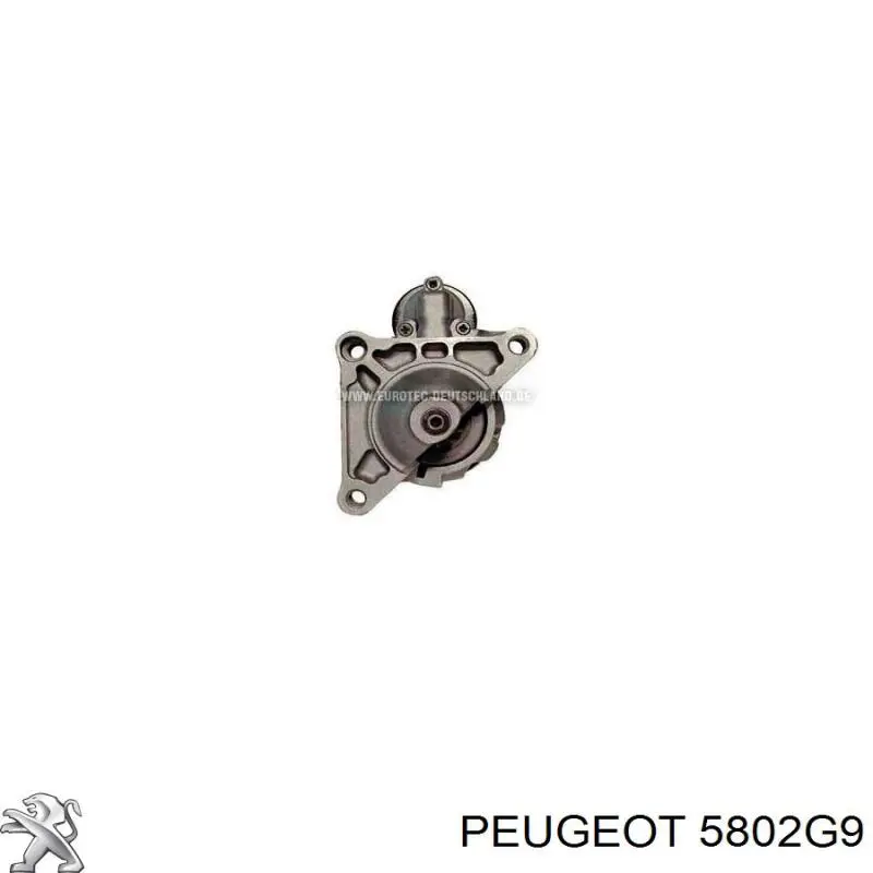 Motor de arranque 5802G9 Peugeot/Citroen