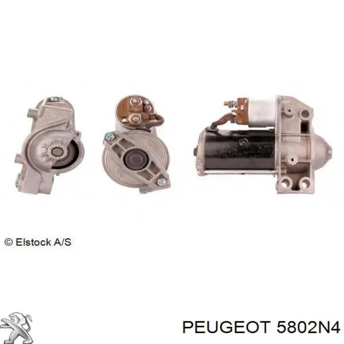 5802N4 Peugeot/Citroen motor de arranque