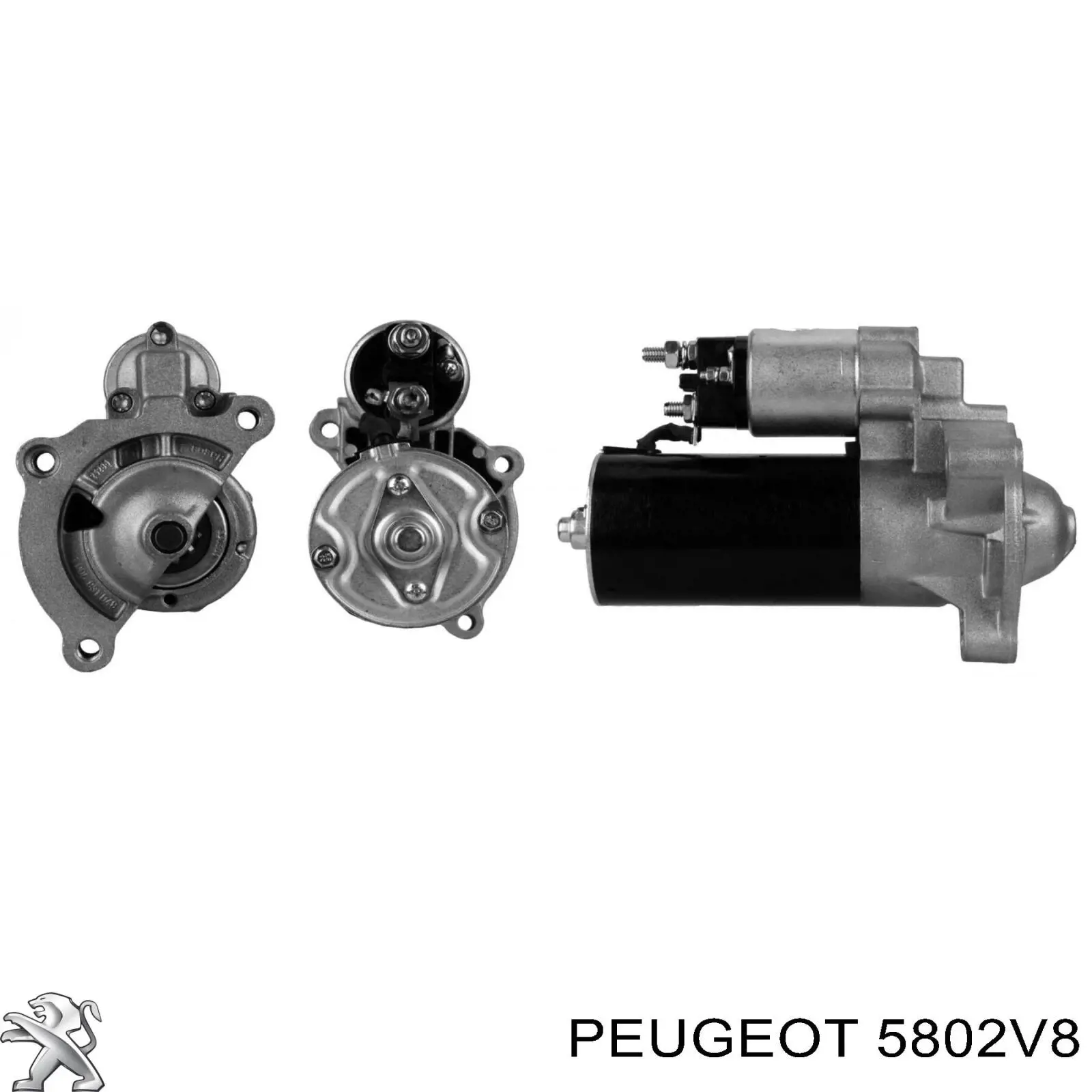5802V8 Peugeot/Citroen motor de arranque