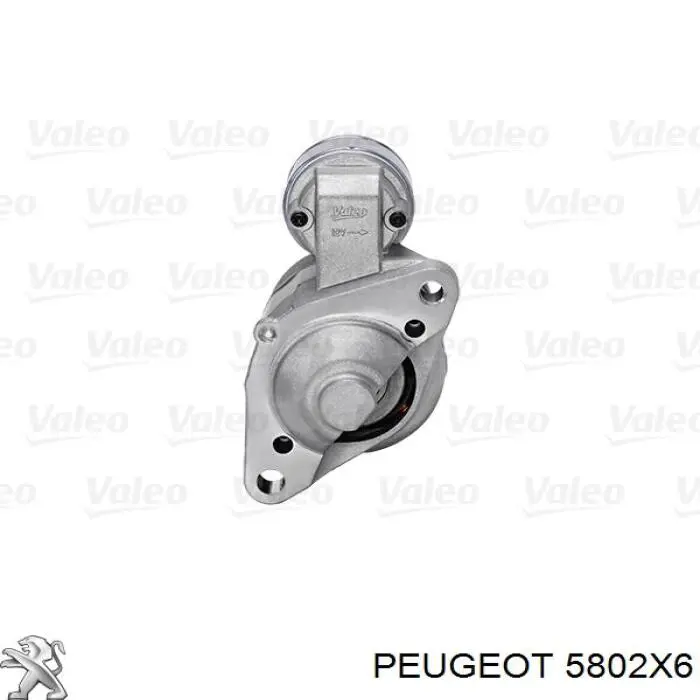 5802X6 Peugeot/Citroen motor de arranque