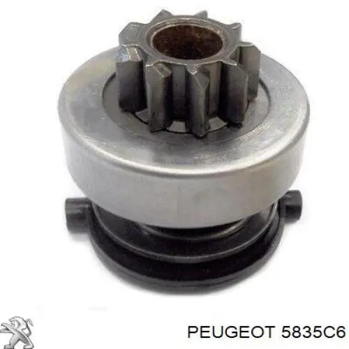 5835C6 Peugeot/Citroen bendix, motor de arranque