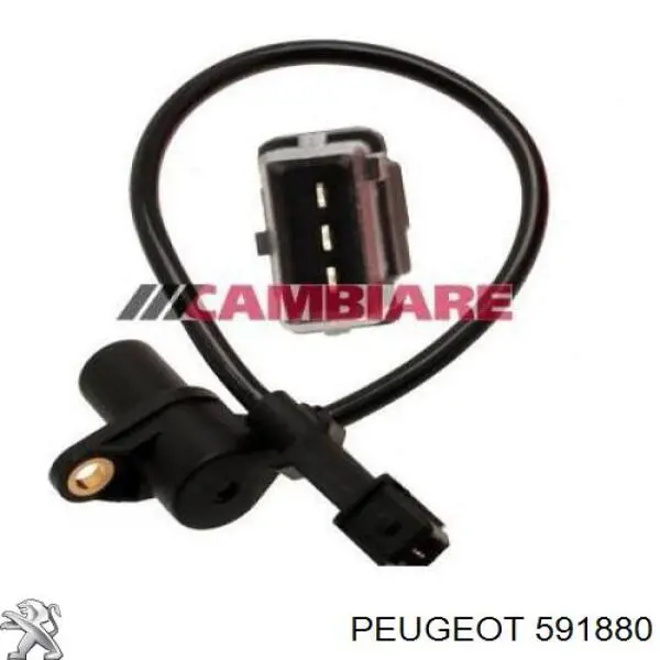Sensor de cigüeñal 0000591880 Peugeot/Citroen