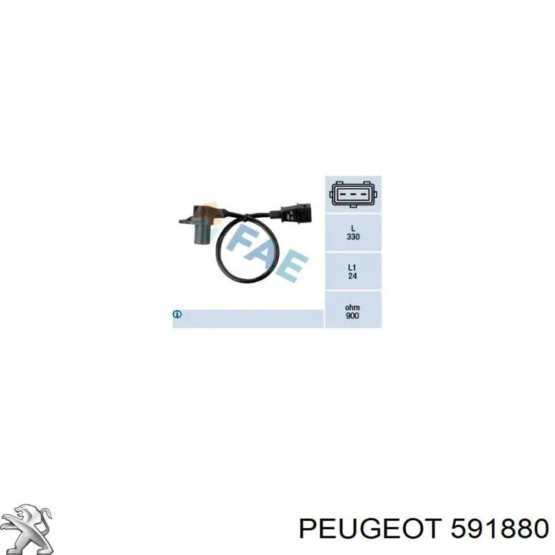 Comprar 0000591880 Peugeot/Citroen Sensor de cigüeñal