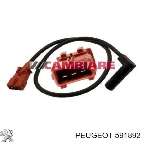 591892 Peugeot/Citroen sensor de cigüeñal