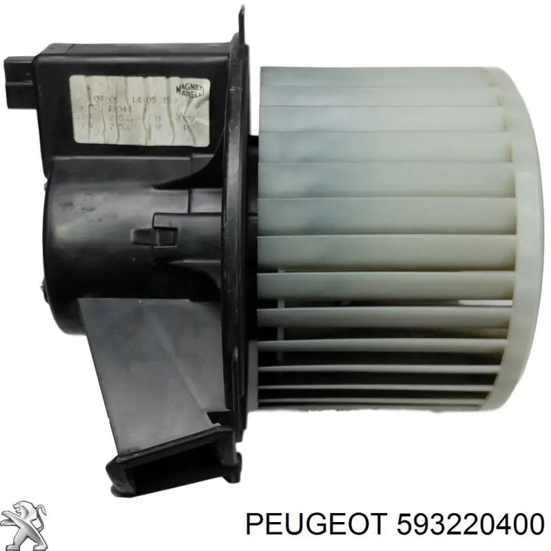 593220400 Peugeot/Citroen motor eléctrico, ventilador habitáculo