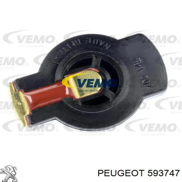 593747 Peugeot/Citroen rotor del distribuidor de encendido