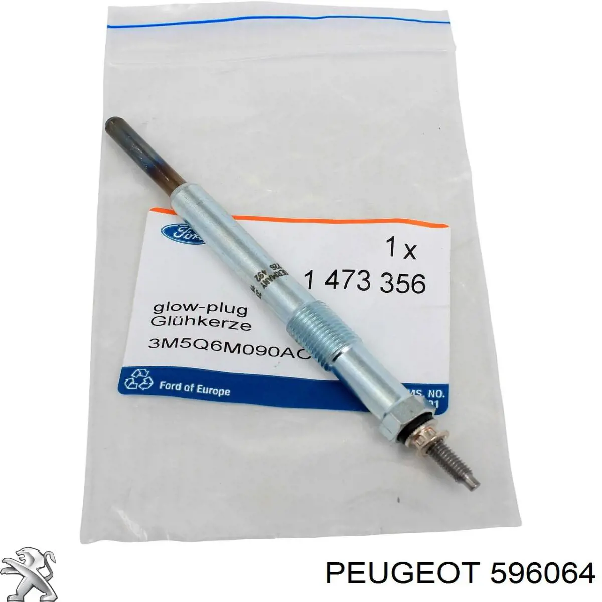 Bujía de precalentamiento 596064 Peugeot/Citroen
