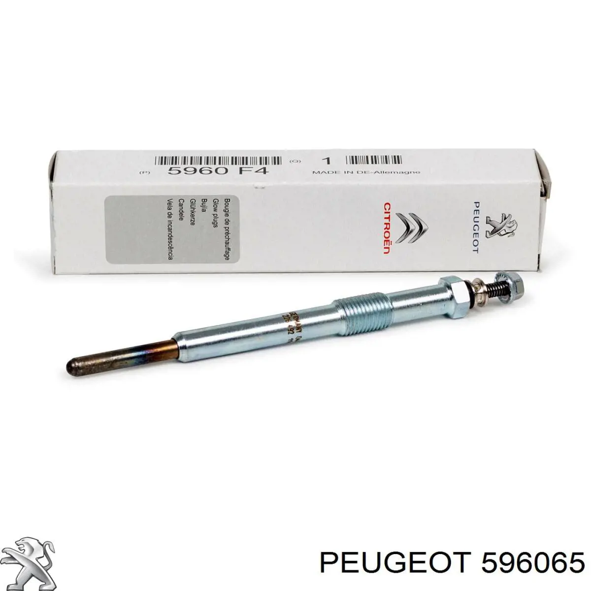 Bujía de incandescencia Peugeot 206 2A/C