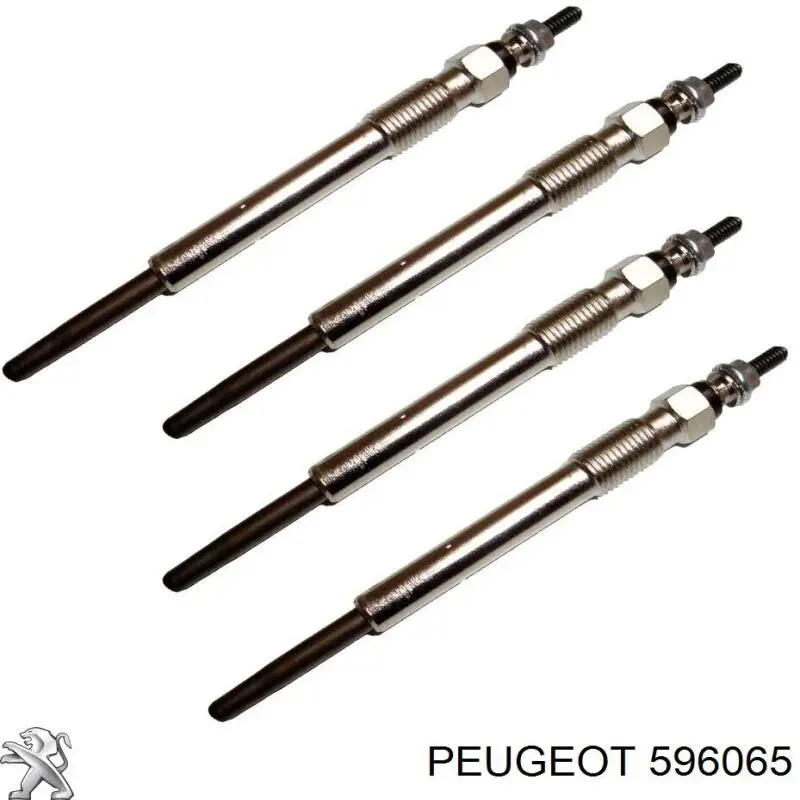 596065 Peugeot/Citroen bujía de precalentamiento