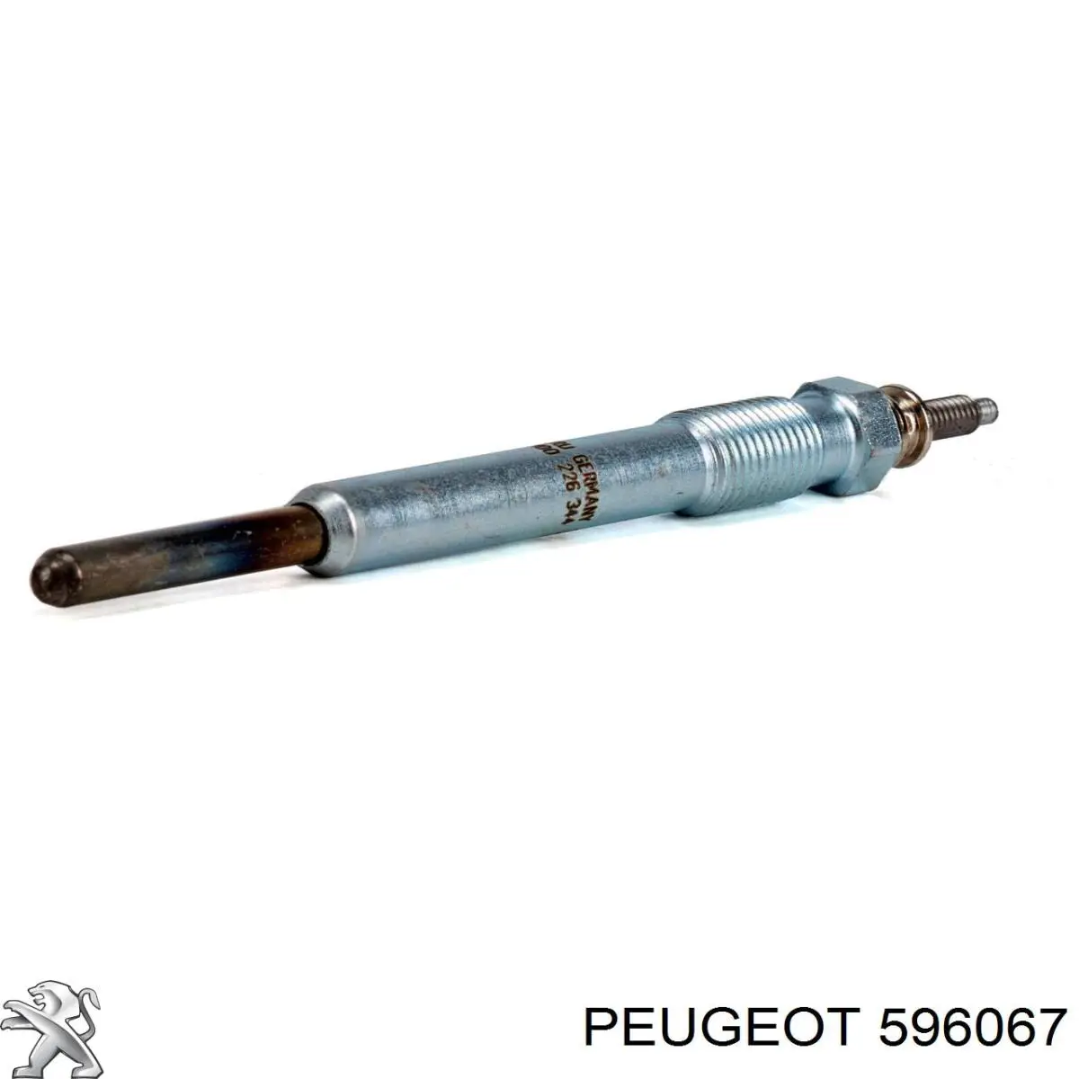 596067 Peugeot/Citroen bujía de precalentamiento