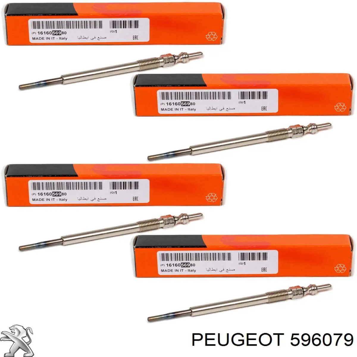 Bujía de incandescencia Peugeot 207 WA, WC