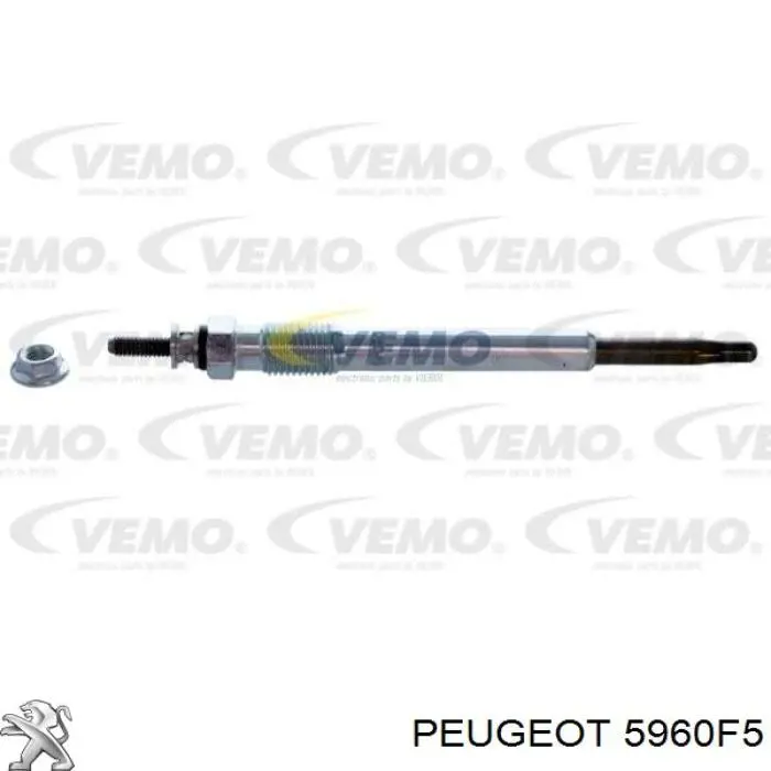 Bujía de incandescencia Peugeot 206 2A/C