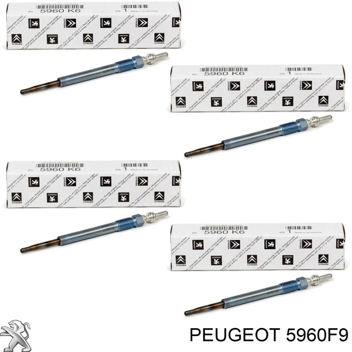 Bujía de incandescencia Peugeot 207 WA, WC