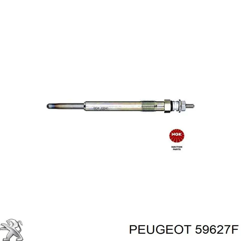 Bujía de incandescencia Peugeot 206 2A/C