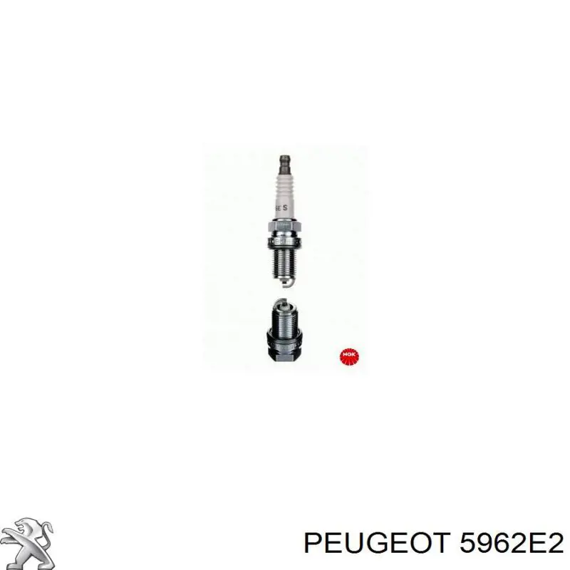 5962E2 Peugeot/Citroen bujía