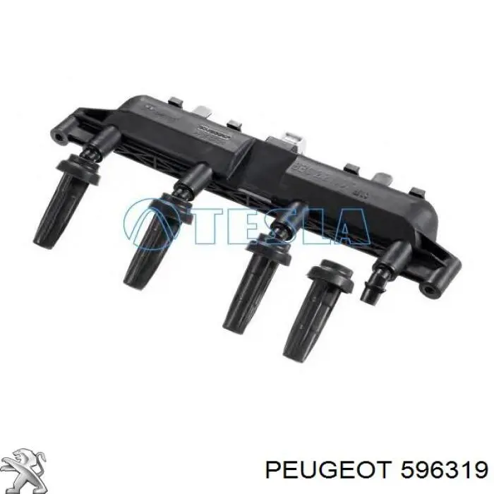 596319 Peugeot/Citroen terminal de la bujía de encendido