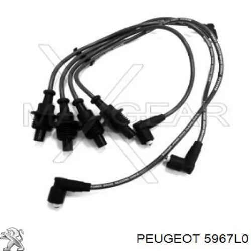 5967L0 Peugeot/Citroen cables de bujías