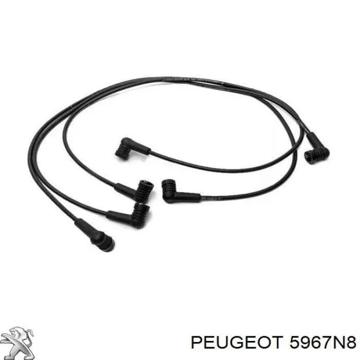5967N8 Peugeot/Citroen cables de bujías