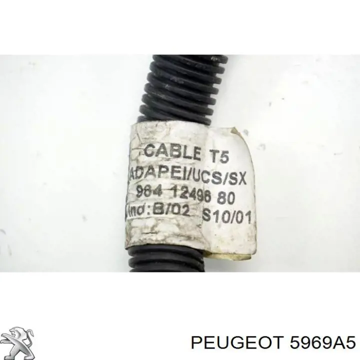 5969A5 Peugeot/Citroen Cable de bujías de precalentamiento