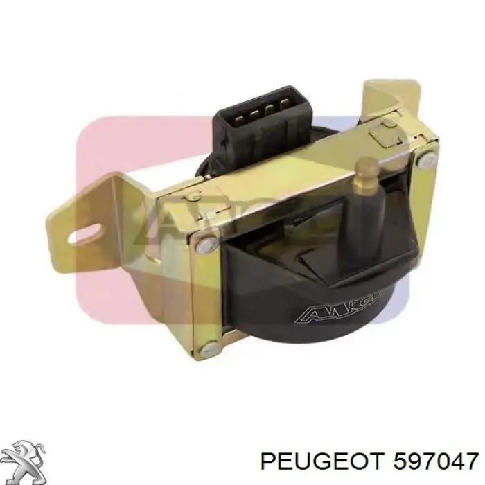 597047 Peugeot/Citroen bobina